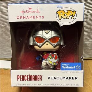 Hallmark Peacemaker Ornament with Silver and Red Accents